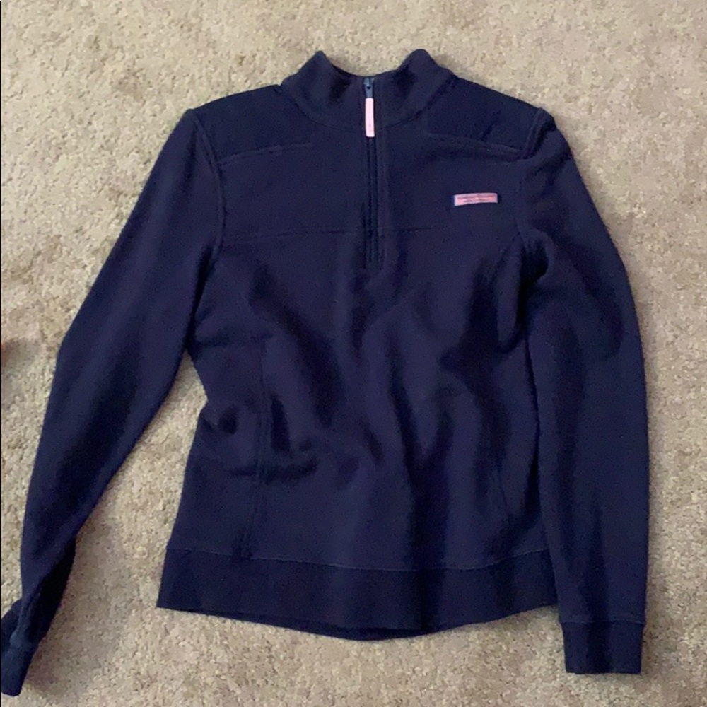 Navy Blue Vineyard Vines Quarter Zip